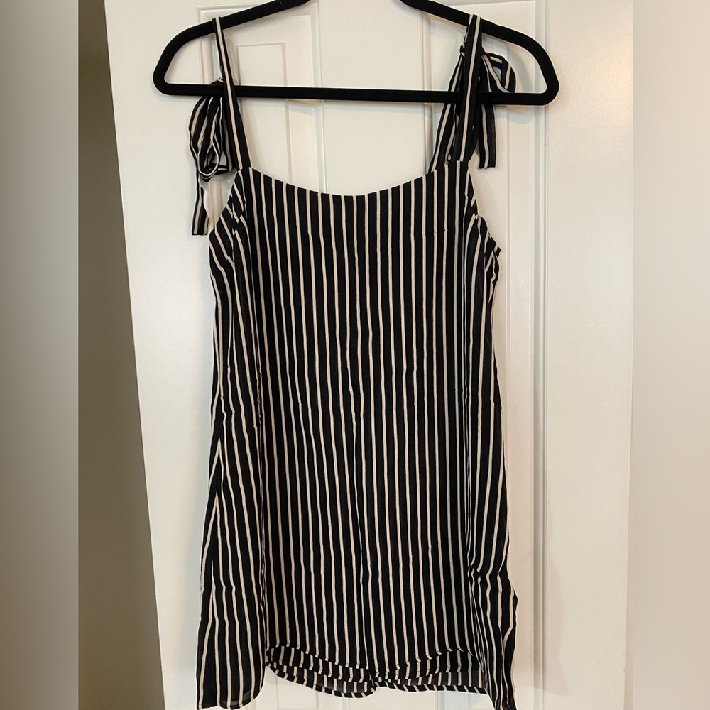 Reformation pinstripe dress